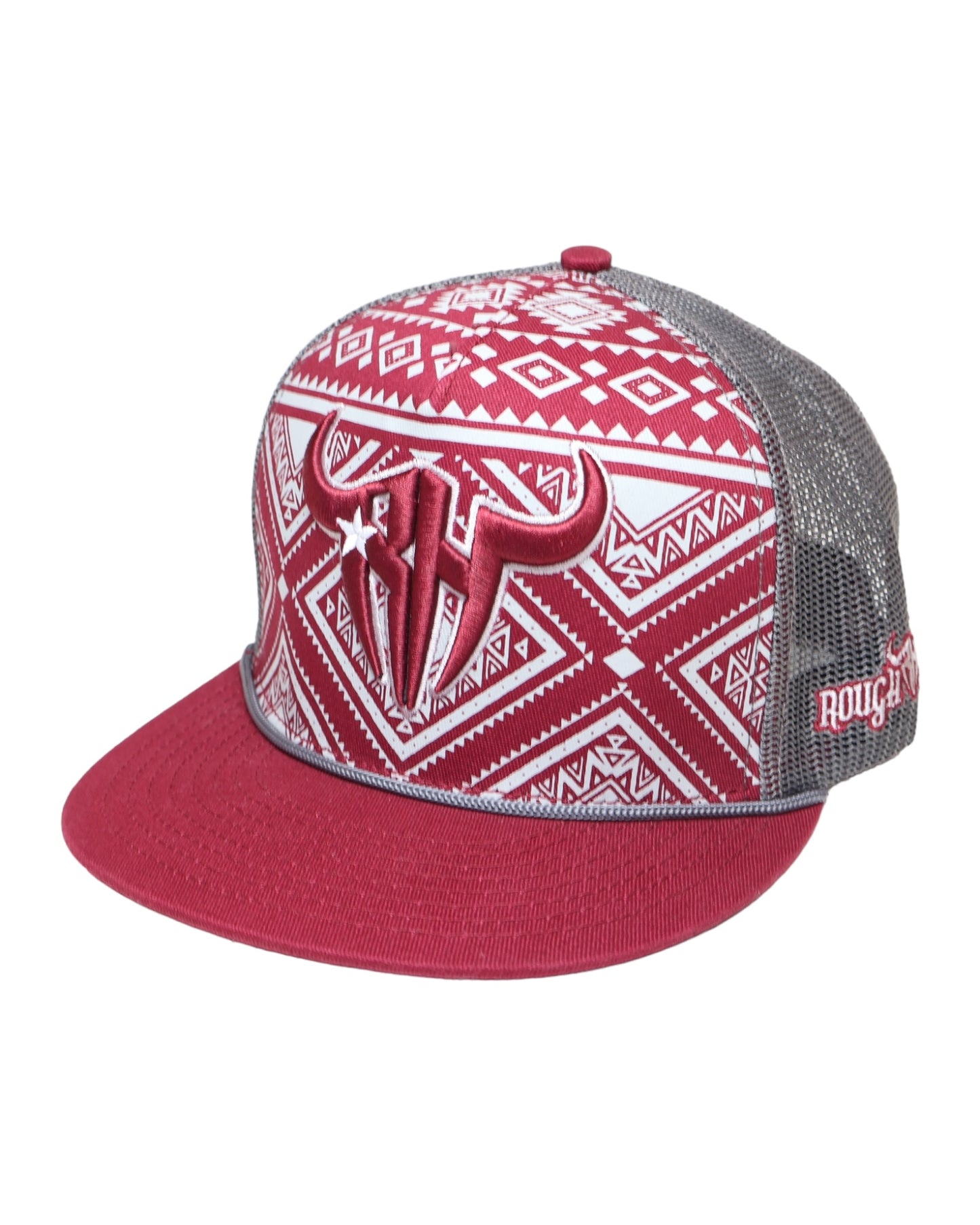 Burgundy Aztec