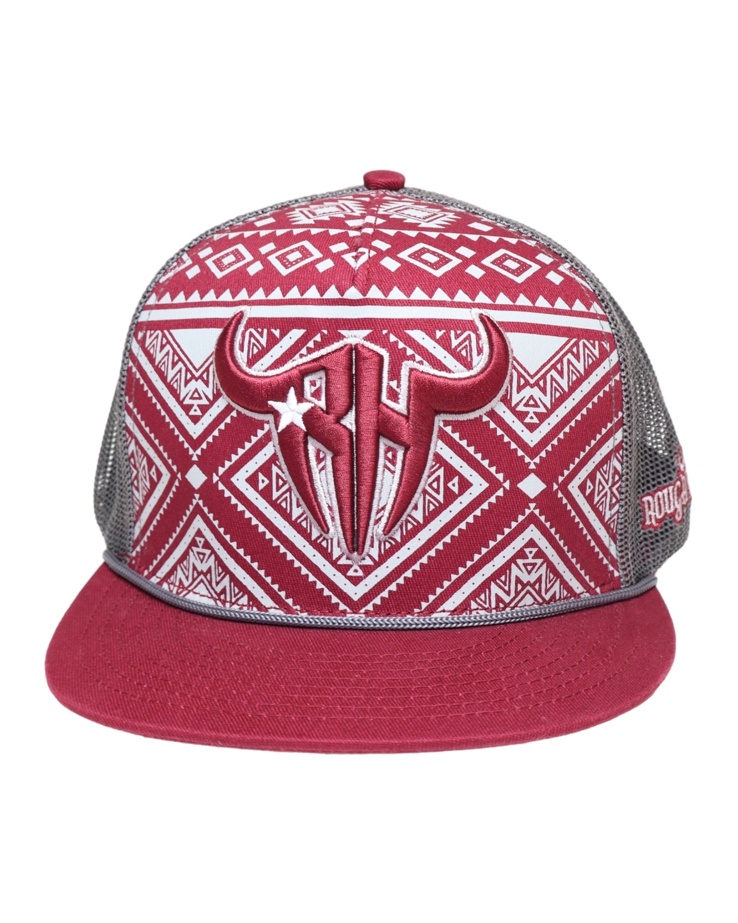 Burgundy Aztec