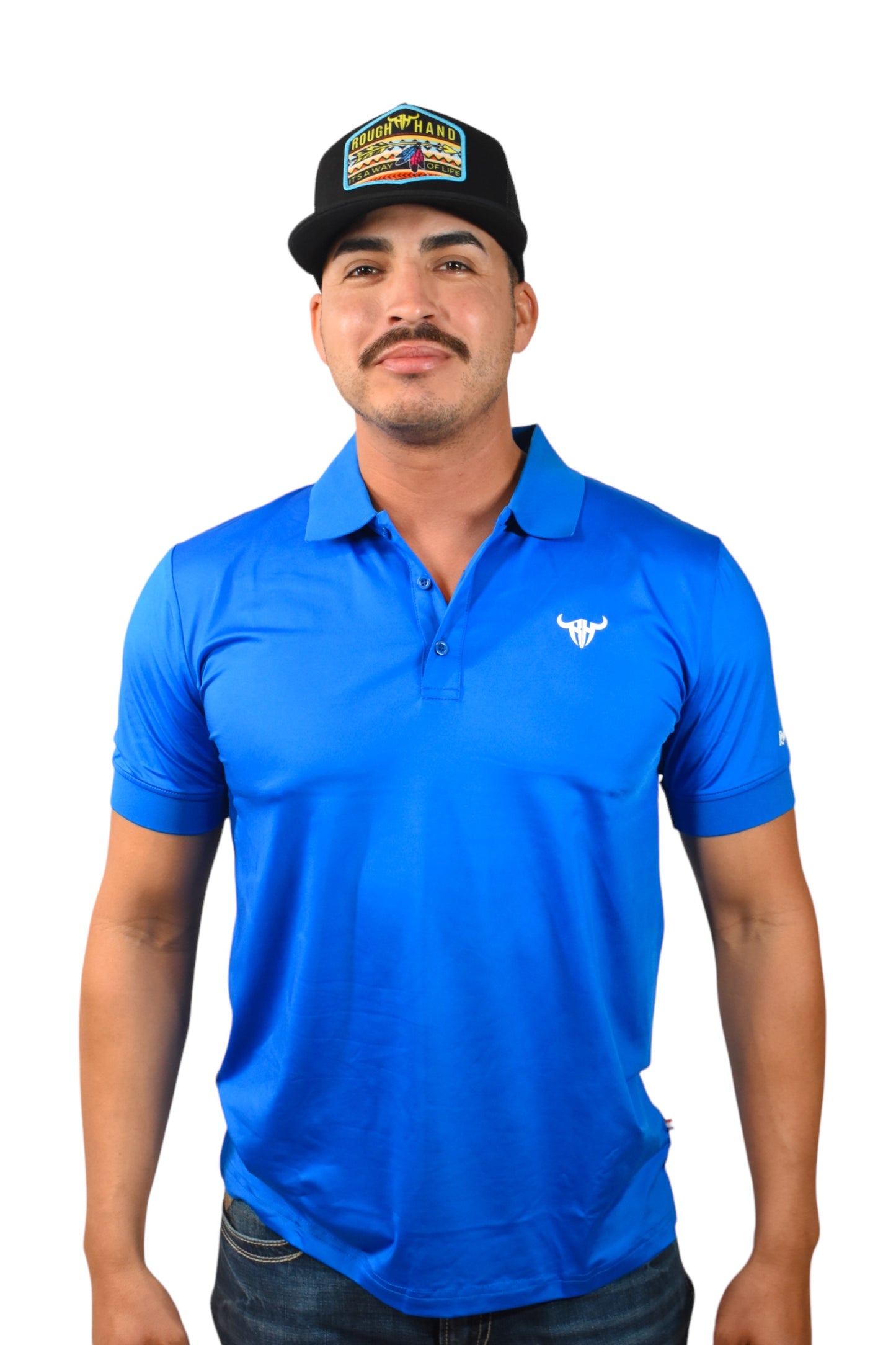 Royal Blue Polo I - RoughHand