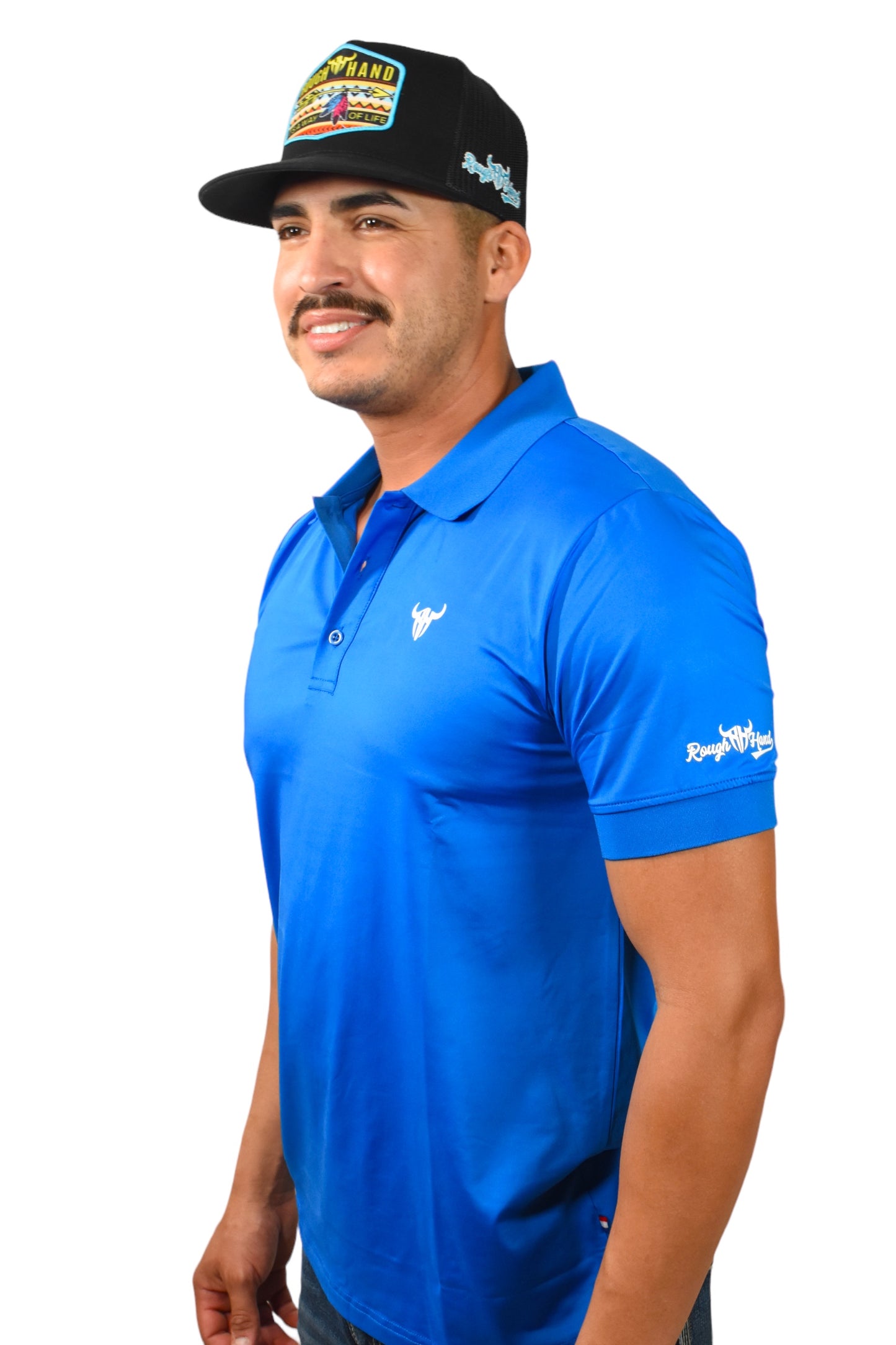 Royal Blue Polo I - RoughHand