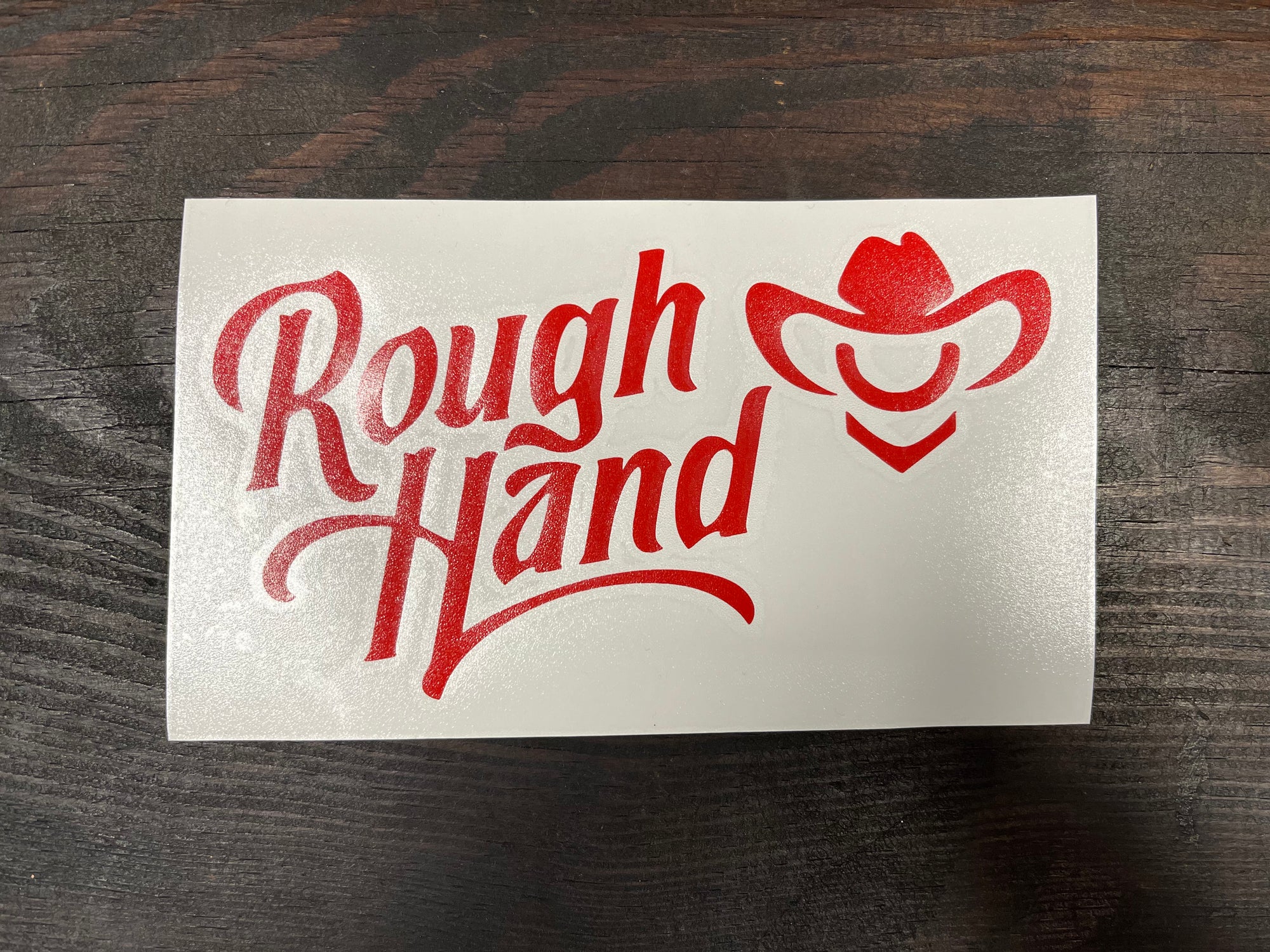 Rough Hand Decal