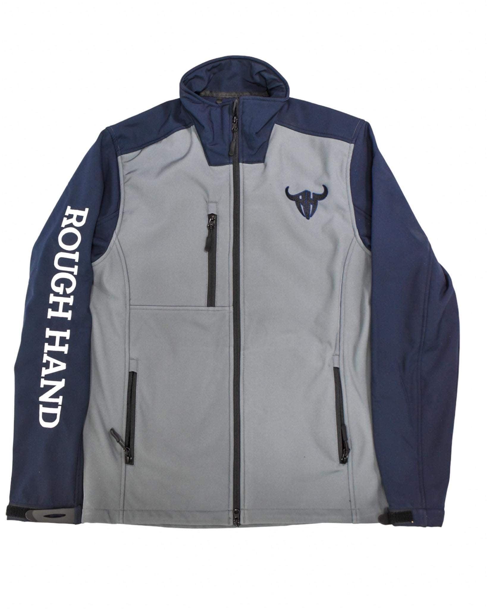 Silver / Navy Blue Jacket - RoughHand